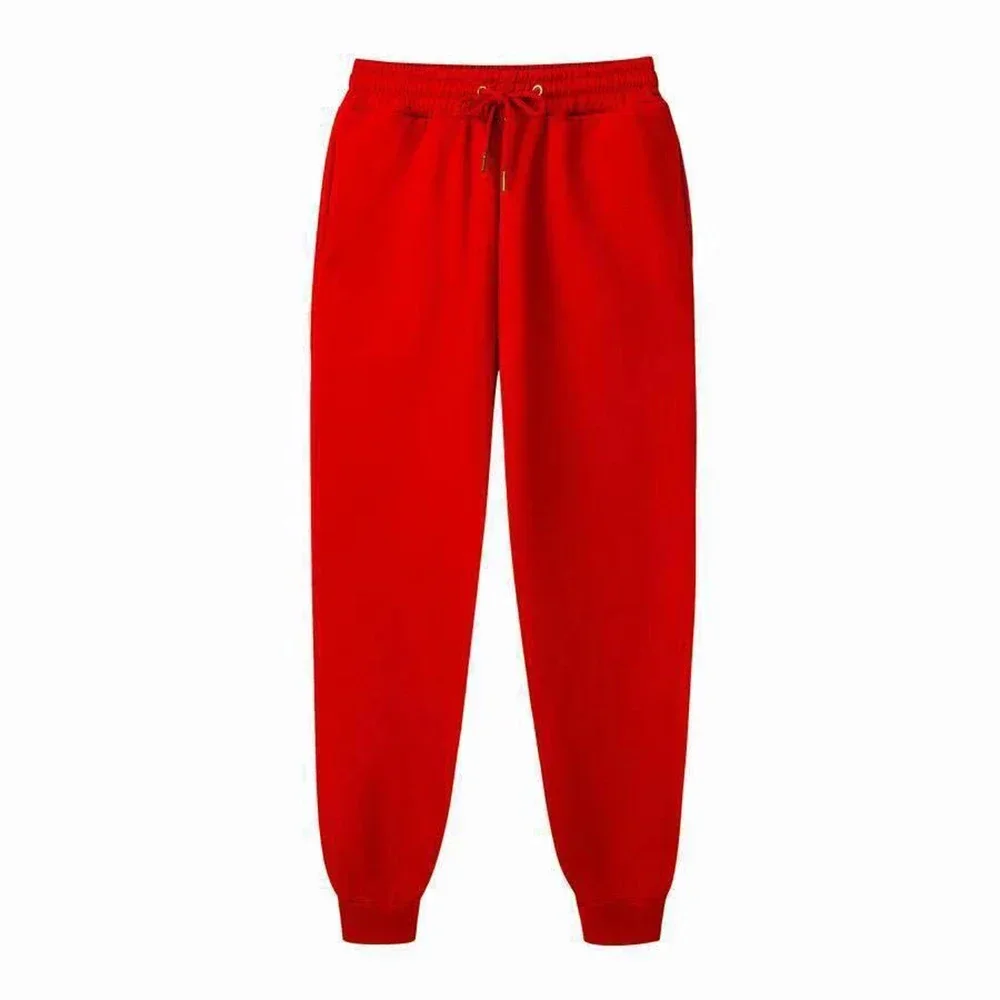 Heren casual joggingbroek fleece sportbroek unisex mode effen losse broek streetwear herfst winter jogging fitnessbroek: XXXL / Blauw