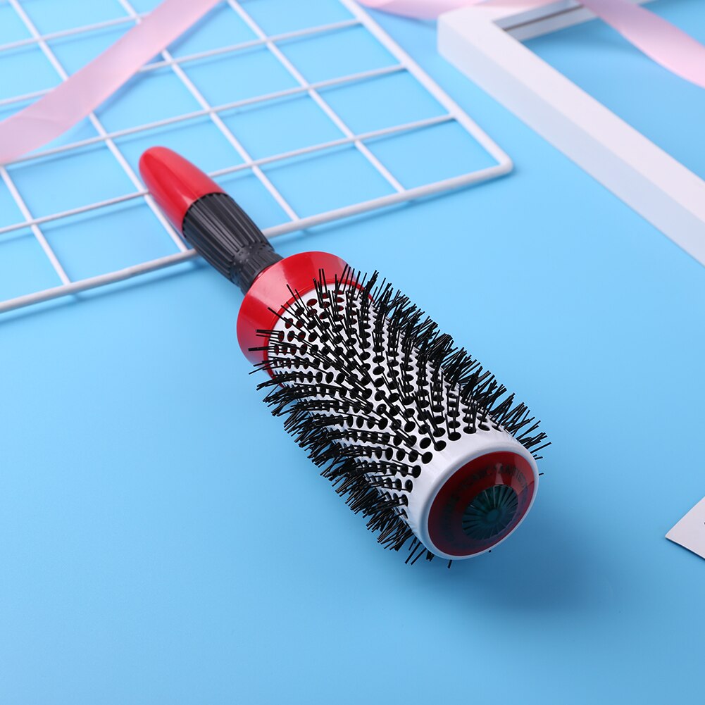 Curly Cylinder Roller Comb Negative Ion Ceramic Blowing Comb Hairbrush Hair Tool Lightweight Easily Carrying Hair Part