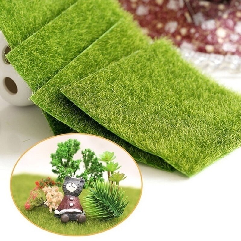 Micro Landscape Artificial Grass Landscape Home Accessories Aquarium Decoration Artificial Lawn Garden Decor