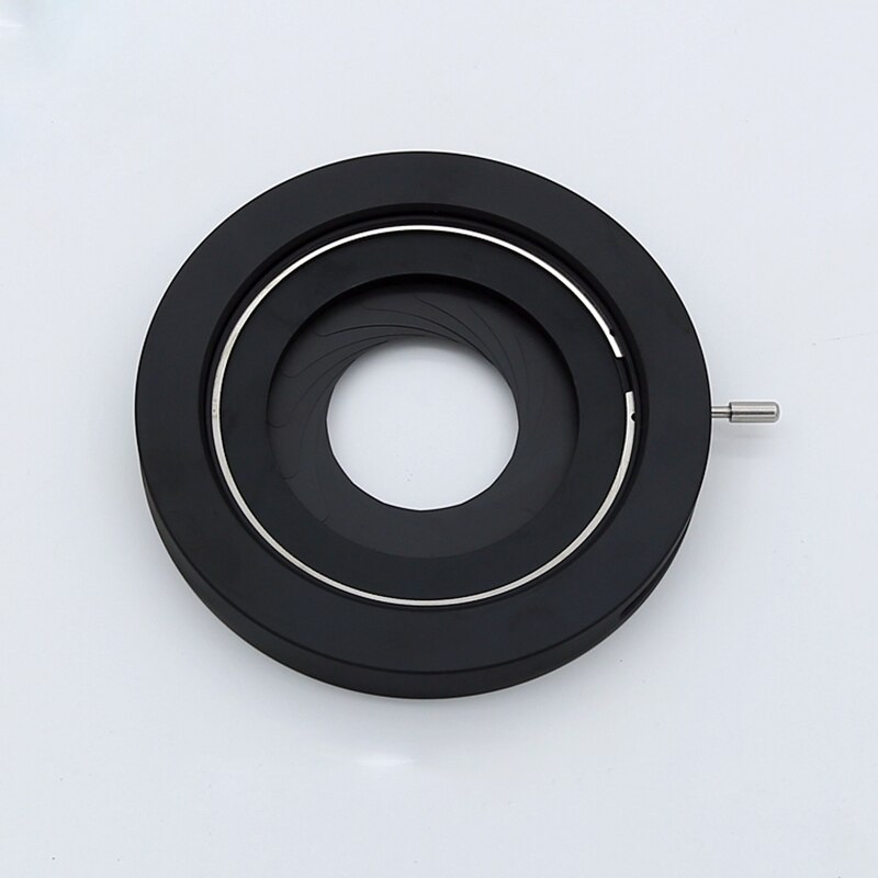 Adjustable 2-50mm Aperture Module All-in-one Iris Diaphragm Aperture Microscope Camera Adapter Microscope Accessories