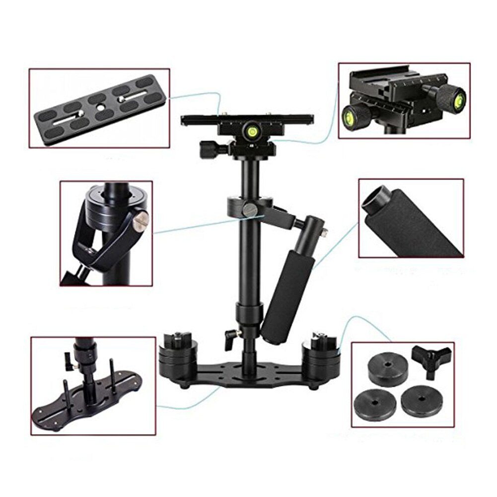 Stabilizer Camcorder Aluminum Alloy Durable Handheld Portable Holder Mini Adjustable Photographic Equipment Camera
