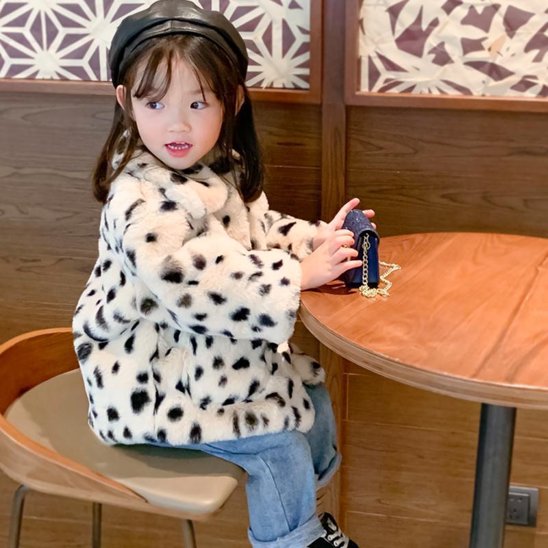 Veste épaisse en fausse fourrure pour bébé fille et garçon, manteau en fausse fourrure, à la , vêtements d&#39;extérieur pour bébé de 1 à 8 ans
