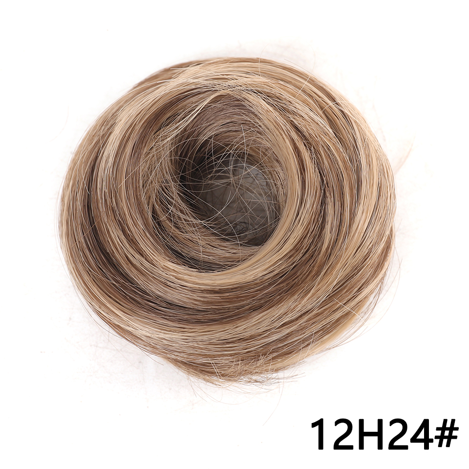 LUPU-moño de pelo sintético para mujer y niña, extensión de cabello, moño rizado, ondulado, moño desordenado, moño para el cabello, uso diario: NC/4HL