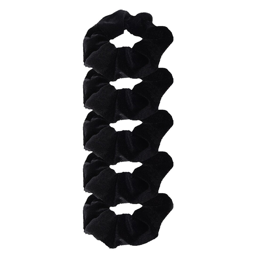 Paquete de 10 gomas elásticas para el pelo, gomas para el pelo de terciopelo negro