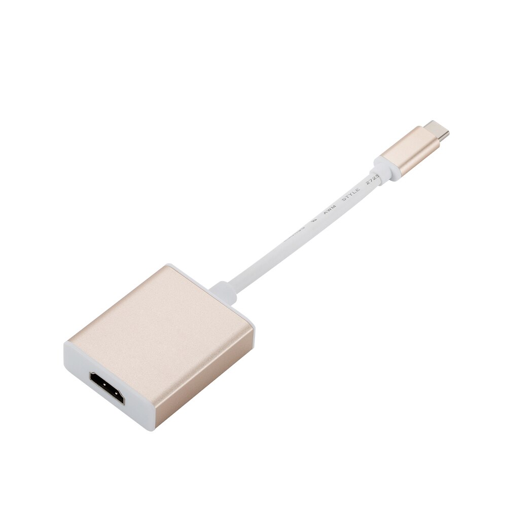 Usb C Naar Hdmi Adapter Type-C Tot 4K Hdmi Converter Usb 3.1 Man-vrouw Adapter Converter kabel Voor Macbook Type C Converter