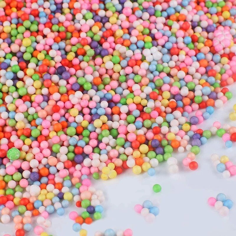 DIY Snow Slime Balls Additives Charms Accessories Foam Slimes Beads Filler Addition For Slime Kit Mud Particles Antistress Toys