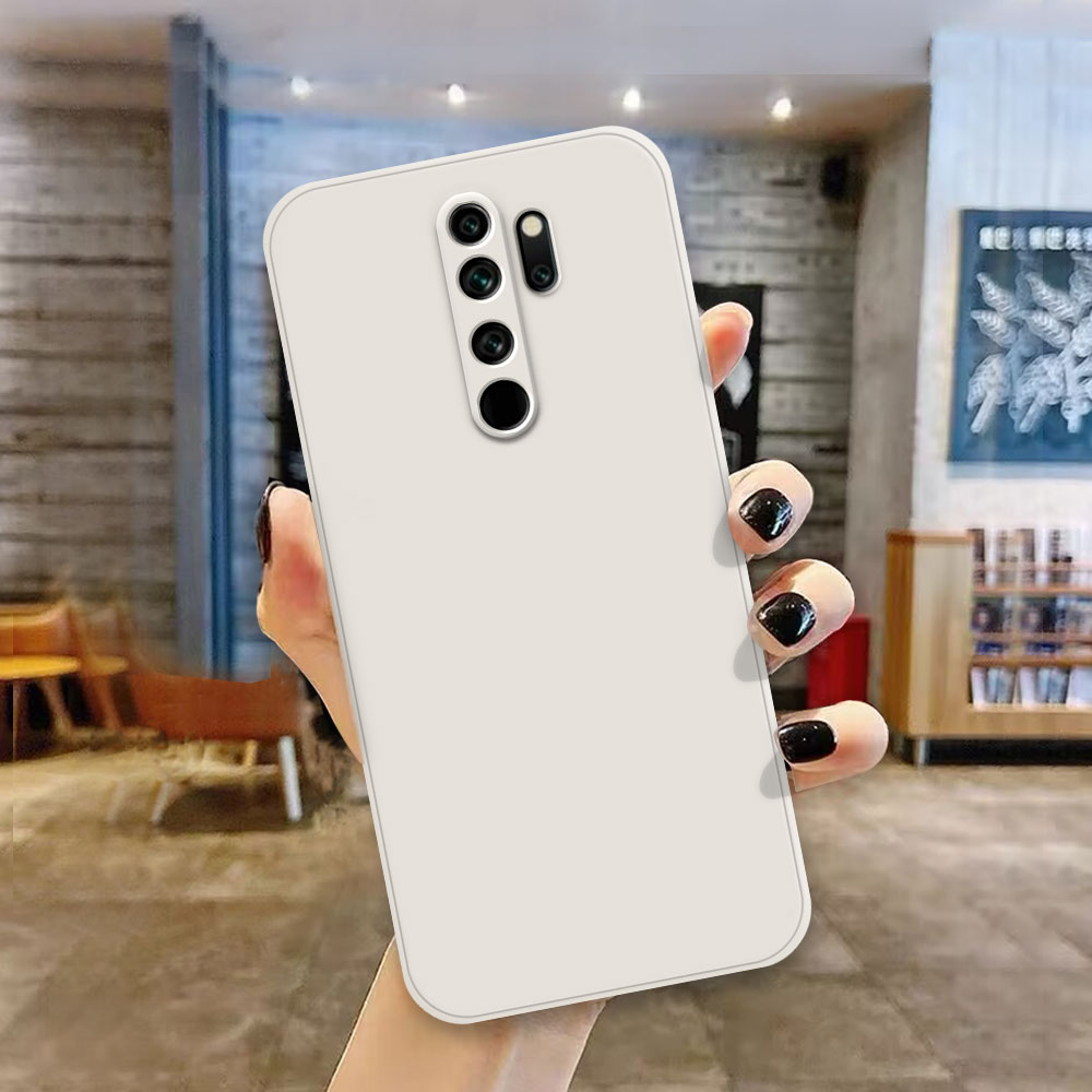 Funda para Redmi Note 8 Pro, Fundas de teléfono para Xiaomi Redmi Note 8 8T, Fundas de silicona suave a prueba de golpes: ABS / Marfíl