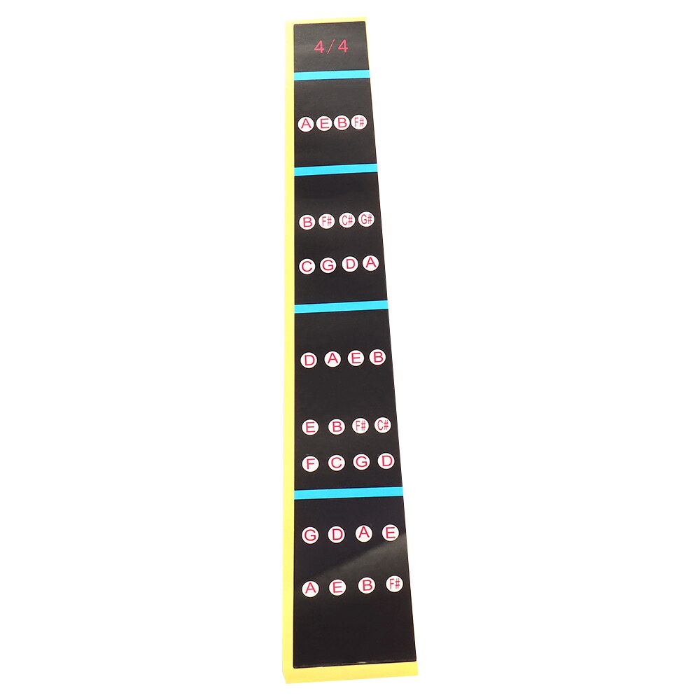 1/8-4/4 Practice Beginners Violin Sticker Label Intonation Chart Fiddle Finger Guide Fingerboard: 4