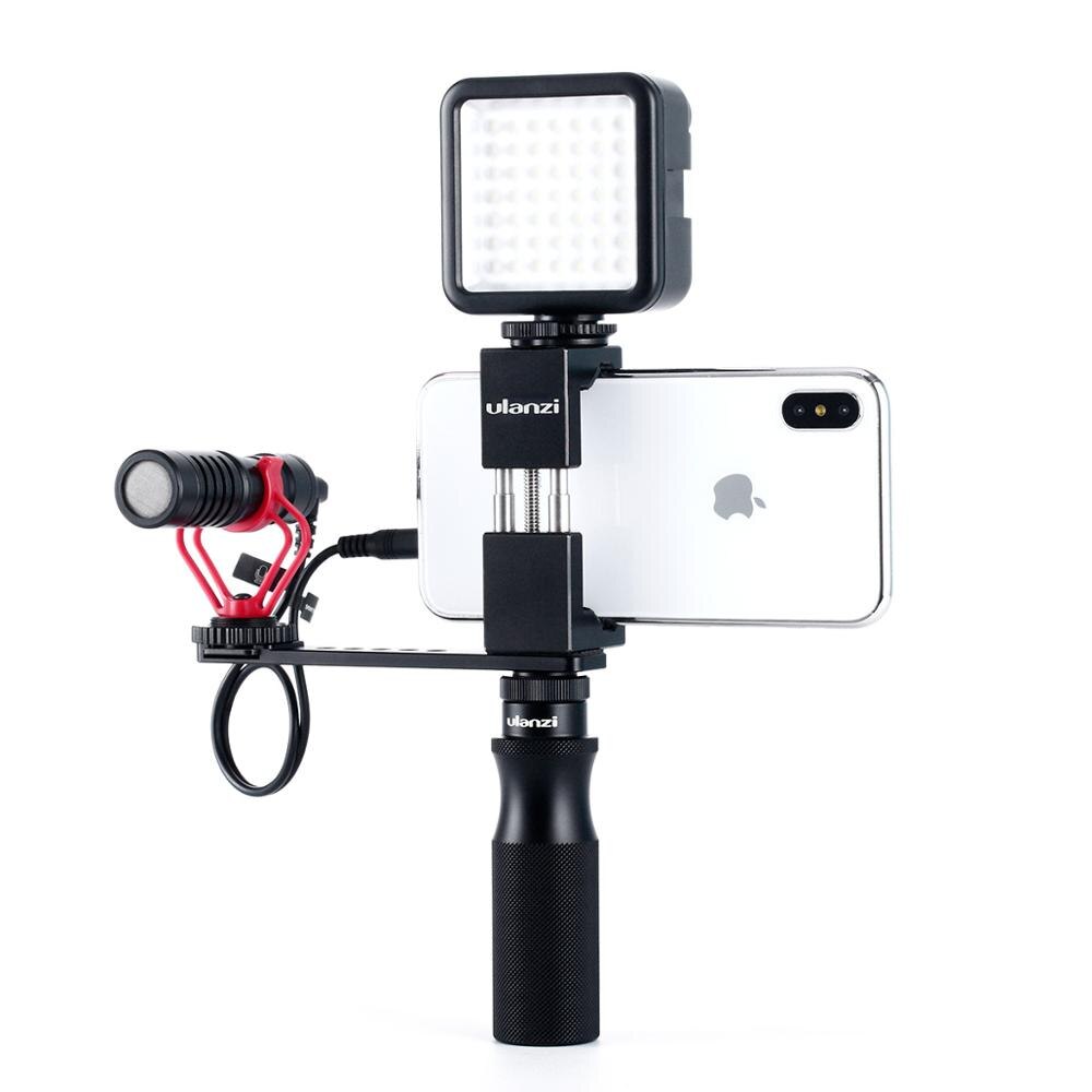 Ulanzi U-40 Camera Grip - 1/4" Screw Mount - Cold Shoe Adapter - for Microphone, LED Light, Vlogging Kits