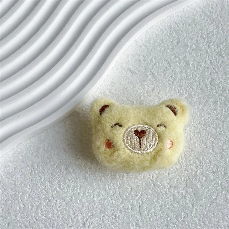 Cute Bear Fur Funny Fluffy Plush Folding Grip Phone Holder for IPhone Samsung Support Tok Socket Pocket Finger Griptok Stand: Rose