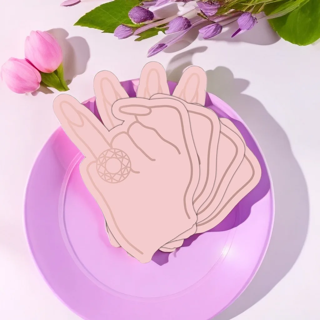 Bachelorette Party Decoration Disposable Tableware Dimond Ring Finger Napkins Bride To Be Bridal Shower Happy Hen Party Decors
