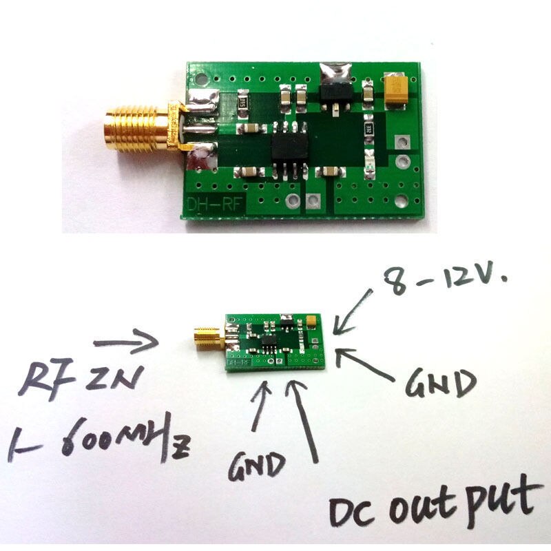 1-600 MHz AGC ALC RF Energie Meter logarithmische detektor leistungsdetektor Verstärker