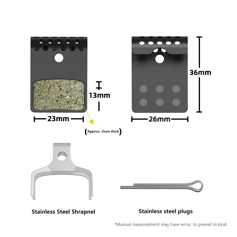 For LTWOO For eRX eR9 RX R9 R7 GRT GR9 GR7 eRX Road Hydraulic Disc Brake Road Bicycle Resin Heat Dissipation Brake Pads