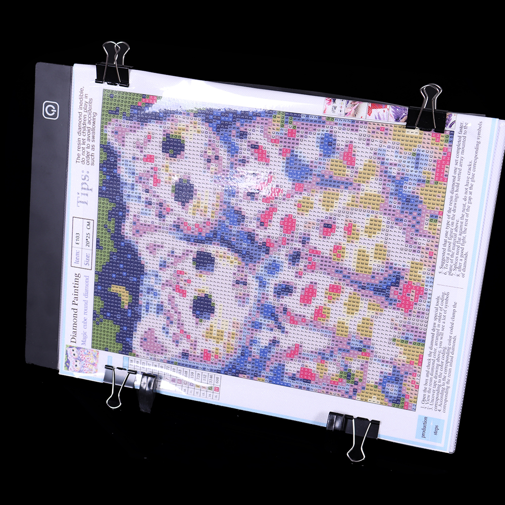 Tapis lumineux pour peinture diamant A5 A3 A4, avec LED, planche lumineuse, accessoires, Kits d&#39;outils, dessin, tablette graphique, croquis