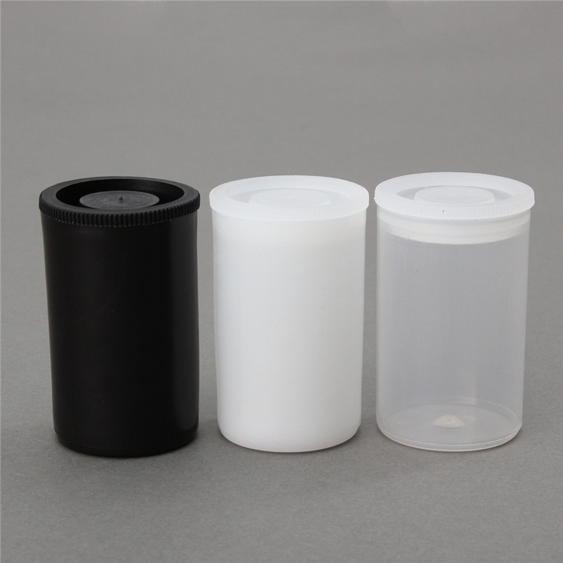 Kiwarm 10 stk overværdi tom flaske 35mm film dåser dåse beholdere akvarel maling pigmentæske plastpalet 54*32mm