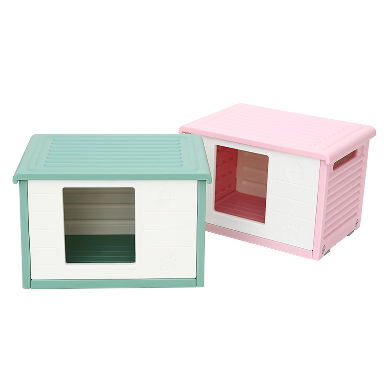 Pet House Outdoor Waterproof Weatherproof Dog Kennel Cat Foldable Shelter For Pets Indoor Sleeping