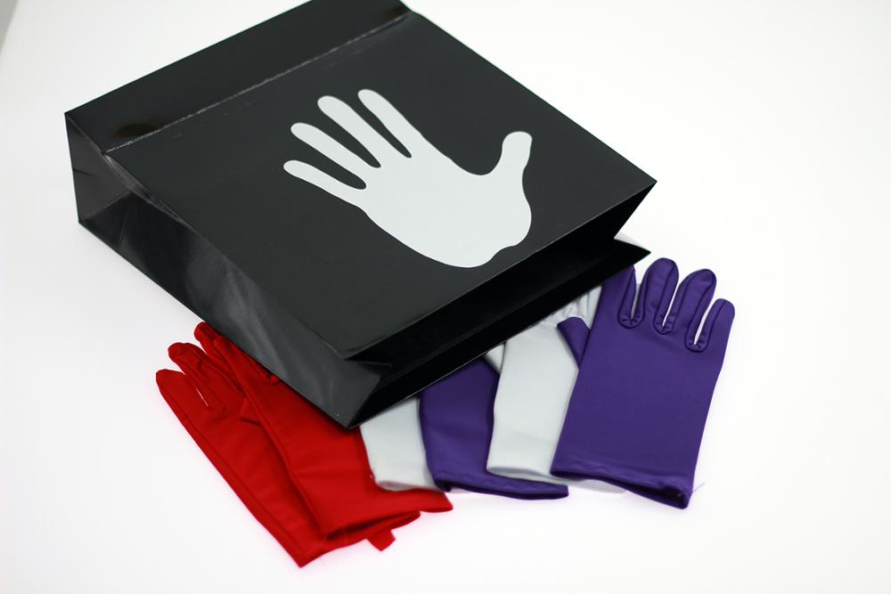 Veranderende Kleur Handschoenen Door Rossy (Pocket Versie) stage Magic Tricks Classic Magic Show Illusions Gimmick Kids Magic Comedy