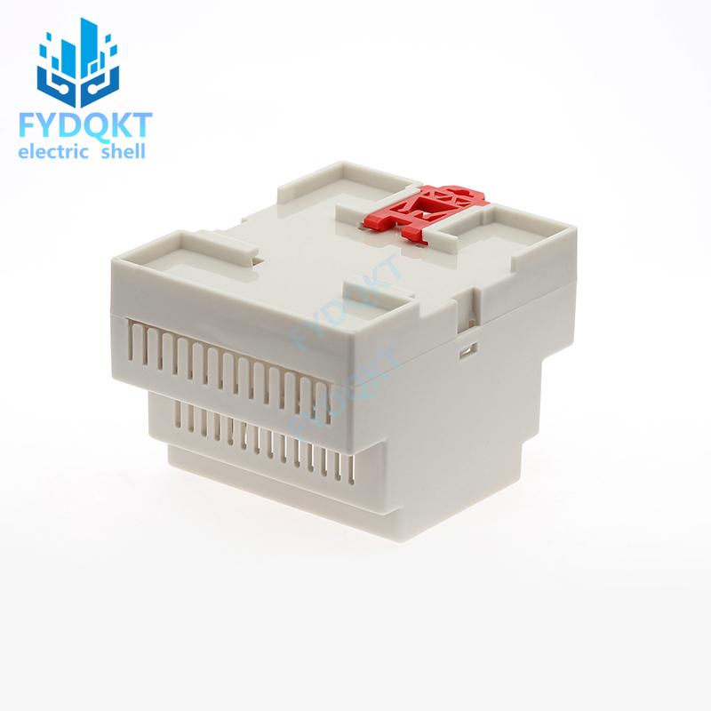 1PC DIN Rail PLC Junction Box Plastic Electronics Box Chassis case 88x72x59mm 35-Rail Mounting Instrument Housing
