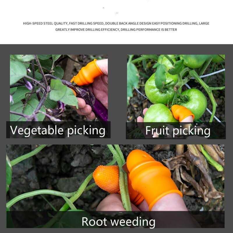 Thumb Cutter Separator Finger Tools Picking Device for Garden Harvesting Plant Gardening Garden Tools @LS