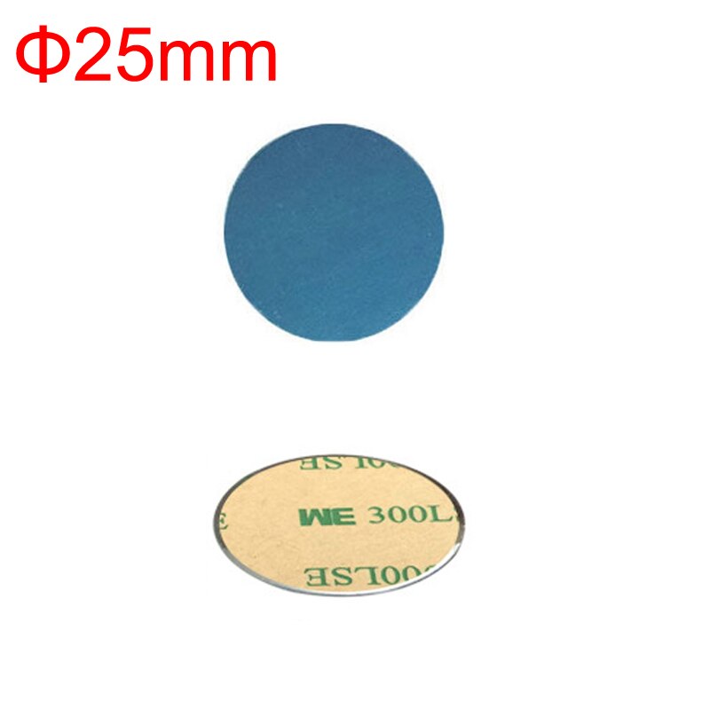 100pcs/lot 40mm 35mm 30mm 25mm Metal Plate disk iron sheet for Magnet Mobile Phone Holder For Magnetic Car Phone Stand holders: 25mm
