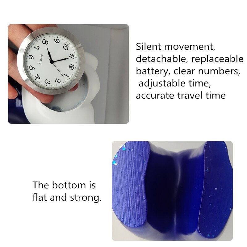 Modern Tooth Shape Table Clock Silent Desk Clock For Dental Clinic Decor Dentistry Ornaments Artcraft Dentist