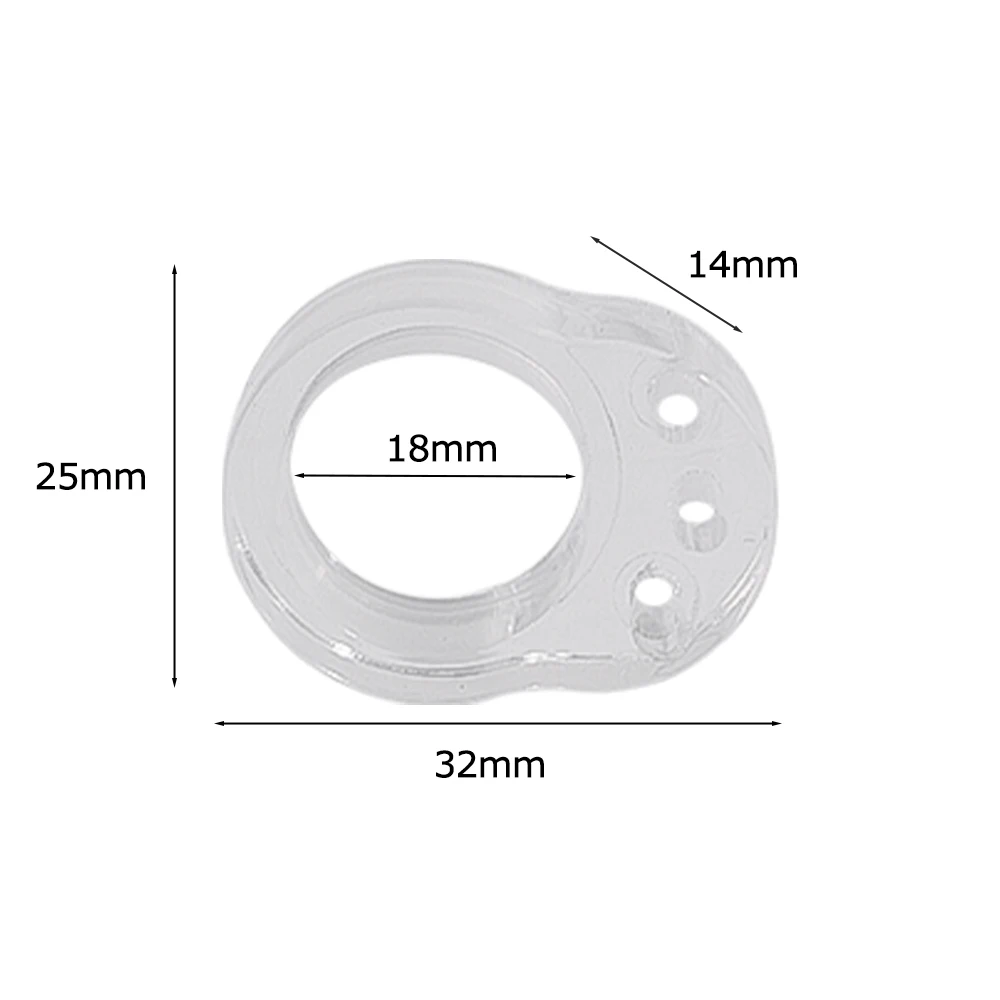 Tope de puerta de silicona transparente, manija de puerta, almohadilla de protección de pared, muebles para el hogar, almohadillas anticolisión, 1/12 Uds.