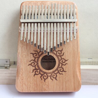 17 Keys Bull Kalimba Thumb Piano Mahogany Body Mus... – Vicedeal