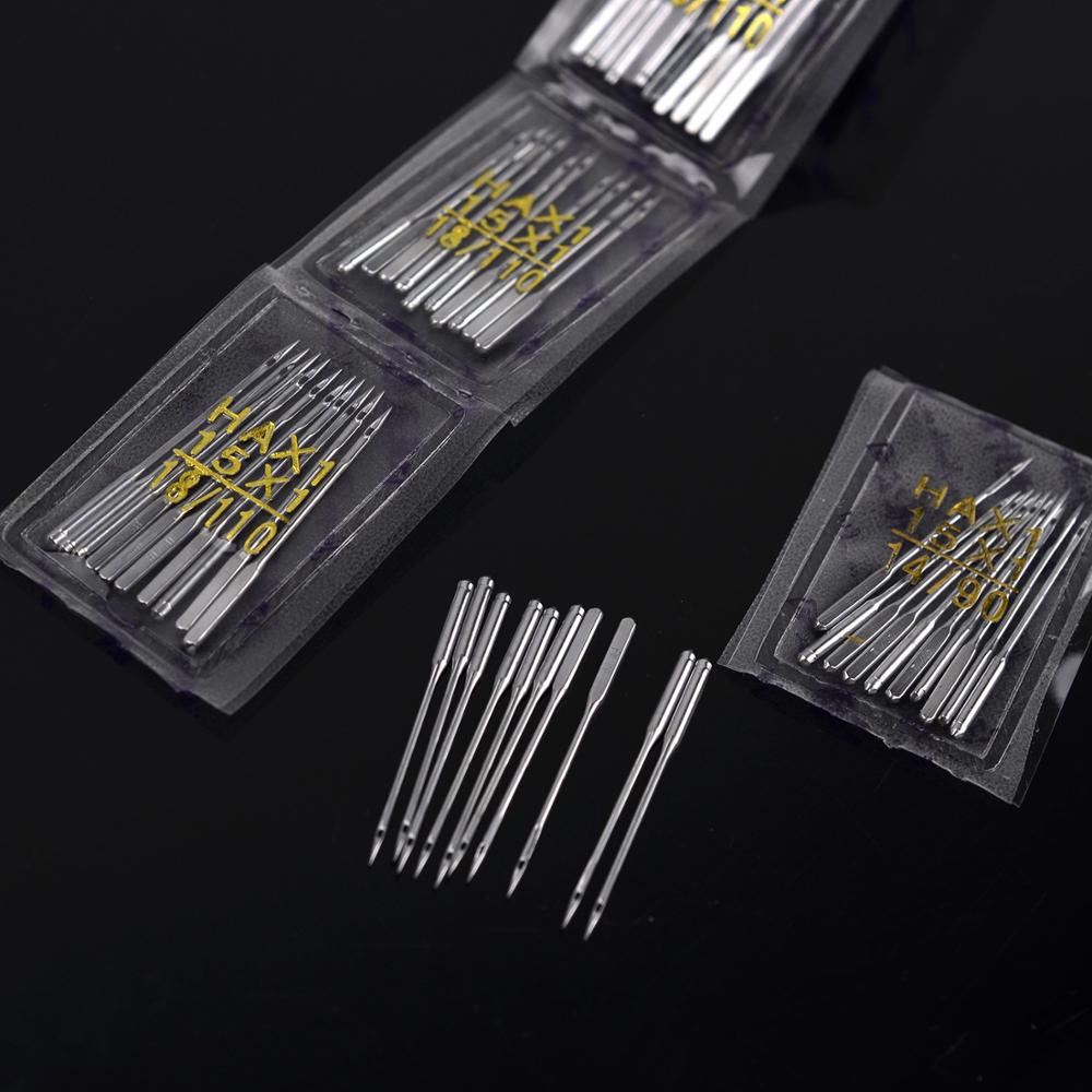 10pcs Sewing Needles Universal 15x1 Sewing Accessories for All Brand Domestic Sewing Machines 9/12/14/16/18