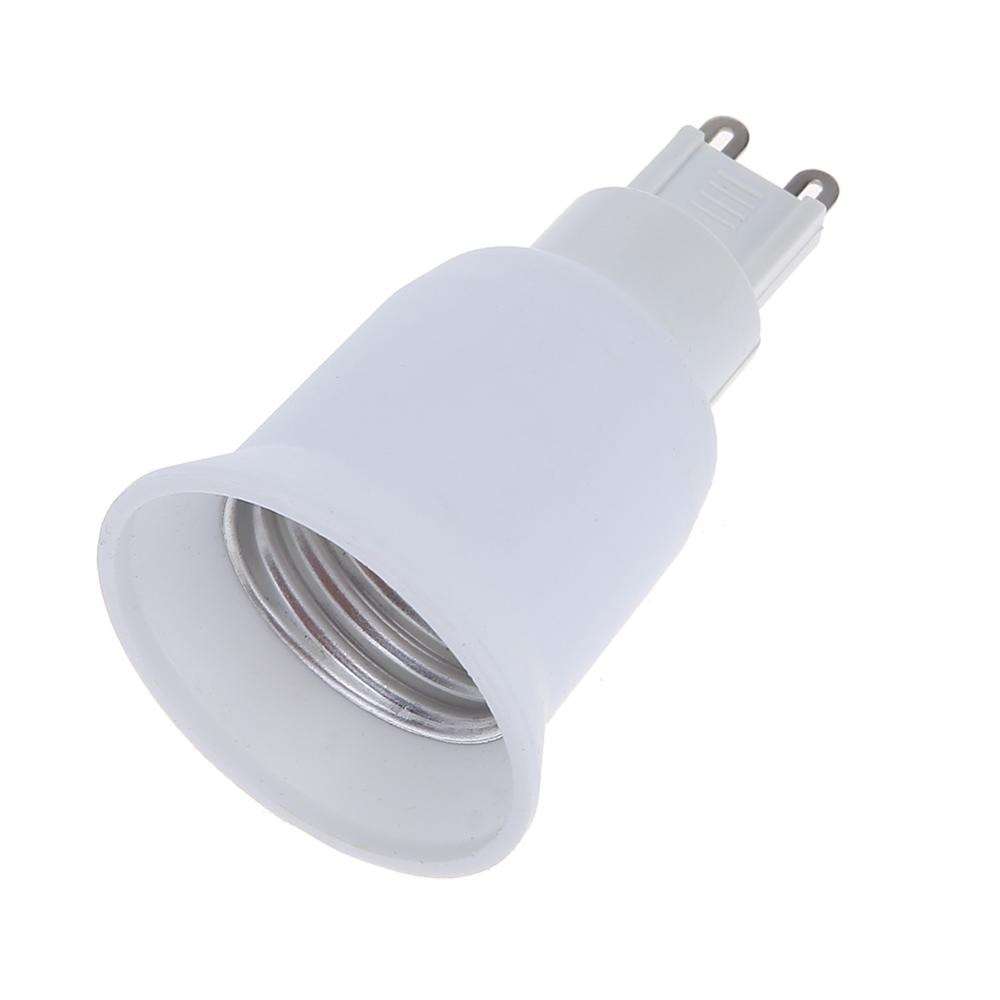 Wit G9 Om E27 Socket Base Halogeen CFL Light Bulb Lamp Adapter Converter Holder CFL Light Bulb Lamp Adapter Duurzaam praktische