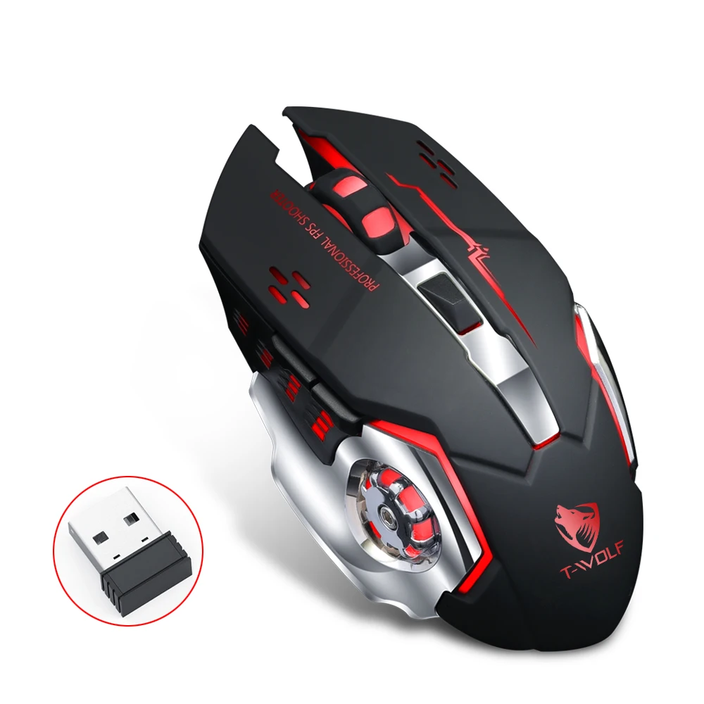 Wireless Mouse Charging Gaming Mouse Mute Backlit Mouse Mechanical Ergonomic Optical Computer Accessories for Pc Laptop