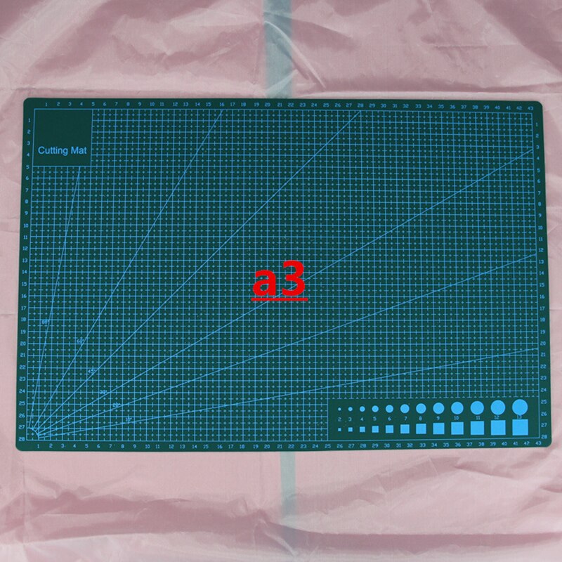 A3 Double Sided Self Healing 5 Layers Cutting Mat Metric/Imperial 45cmx 30cm Quilting Ruler Suitable For Paper Card Fabric Craft