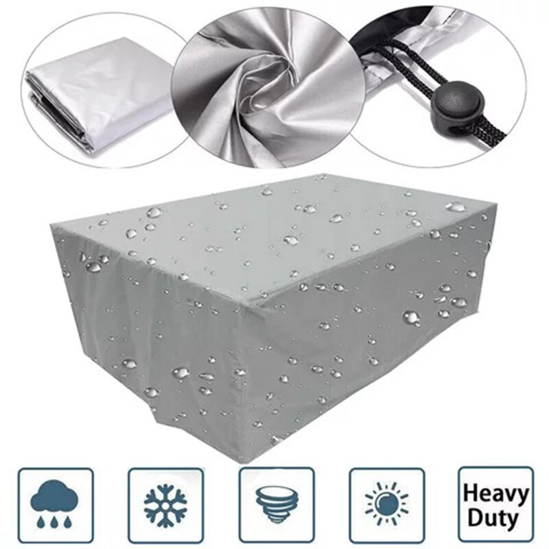 Dust Proof Cover Outdoor Patio Garden Tools Protective Case Decoration Accessories 210D Waterproof Furniture Covers
