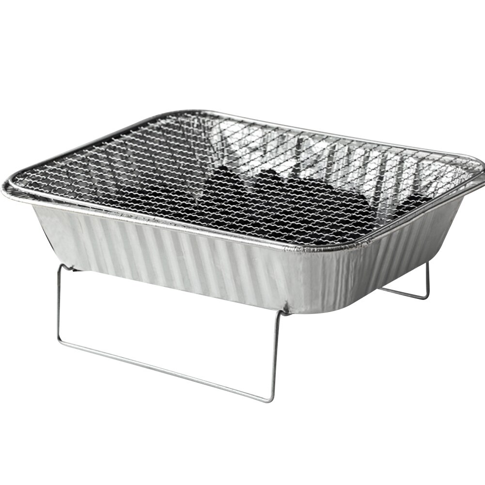 Disposable Portable BBQ Grill Home Outdoor Picnic Barbecue Stove with Charcoal