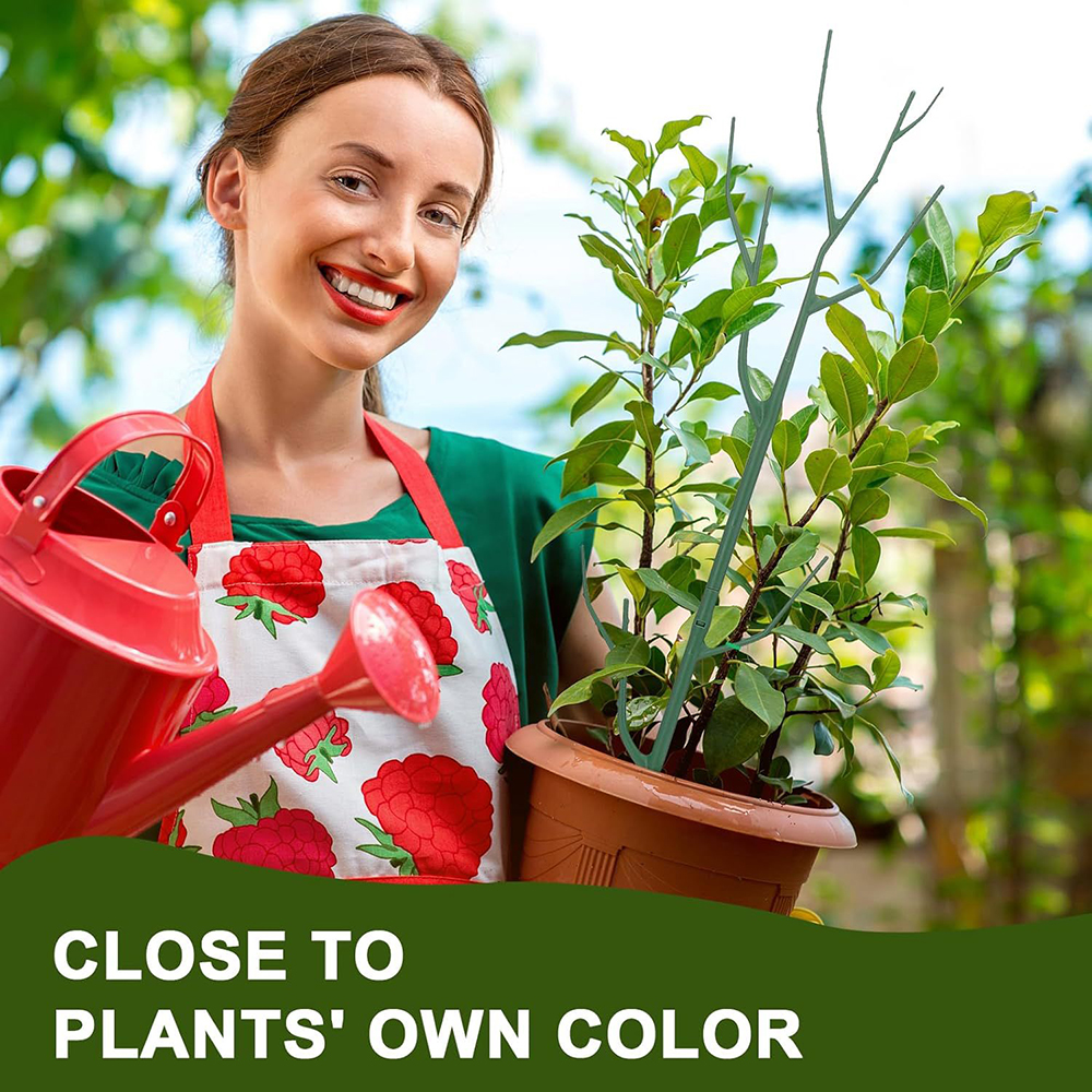 30/60/90cm galho planta suporte 3 pçs suporte ramo de árvore plantas estacas treliça destacável para jardim vaso flor musgo pólo