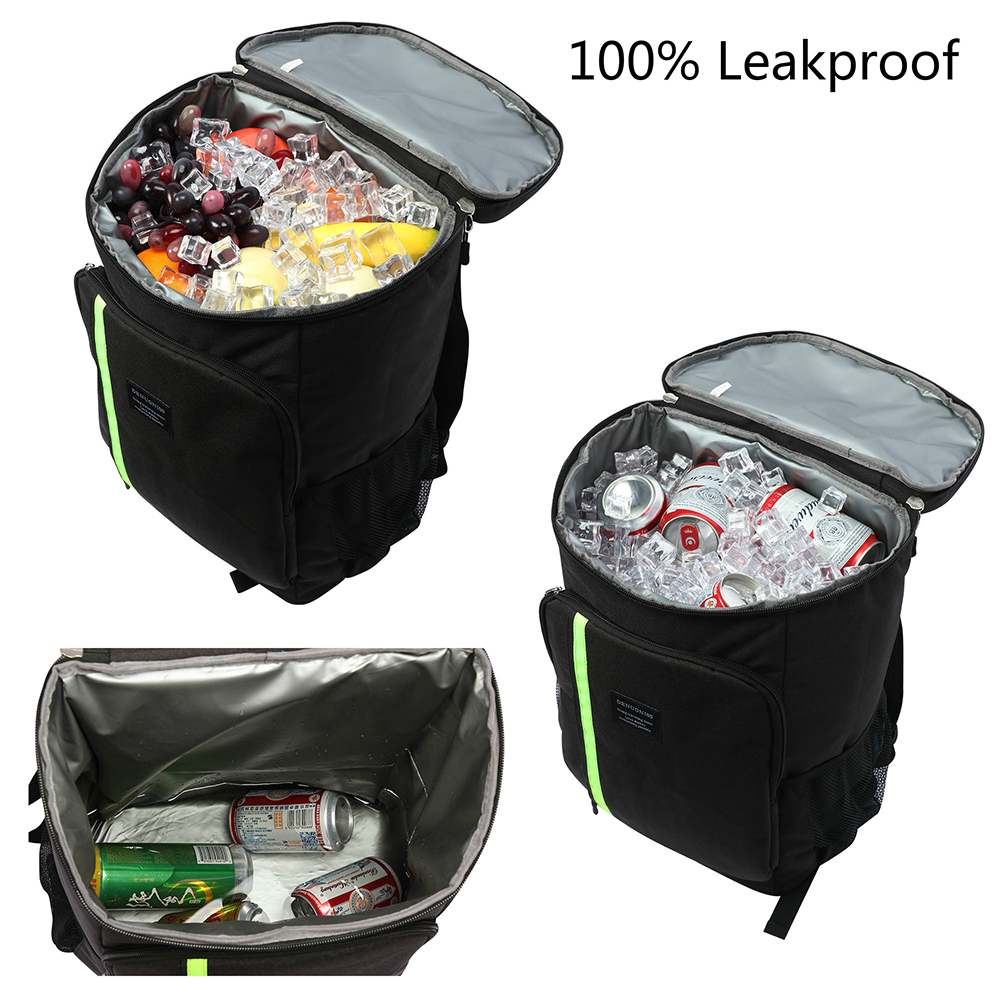 32.8l/18l grande capacidade isolado mochila de refrigeração leakproof alimentos frutas fresco almoço ao ar livre para piquenique acampamento churrasco escritório