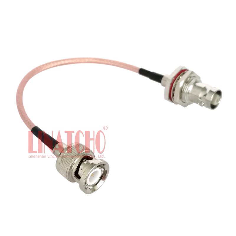 0,5 pies 15cm RG316 impermeable BNC macho a hembra bnc jumper cable coaxial