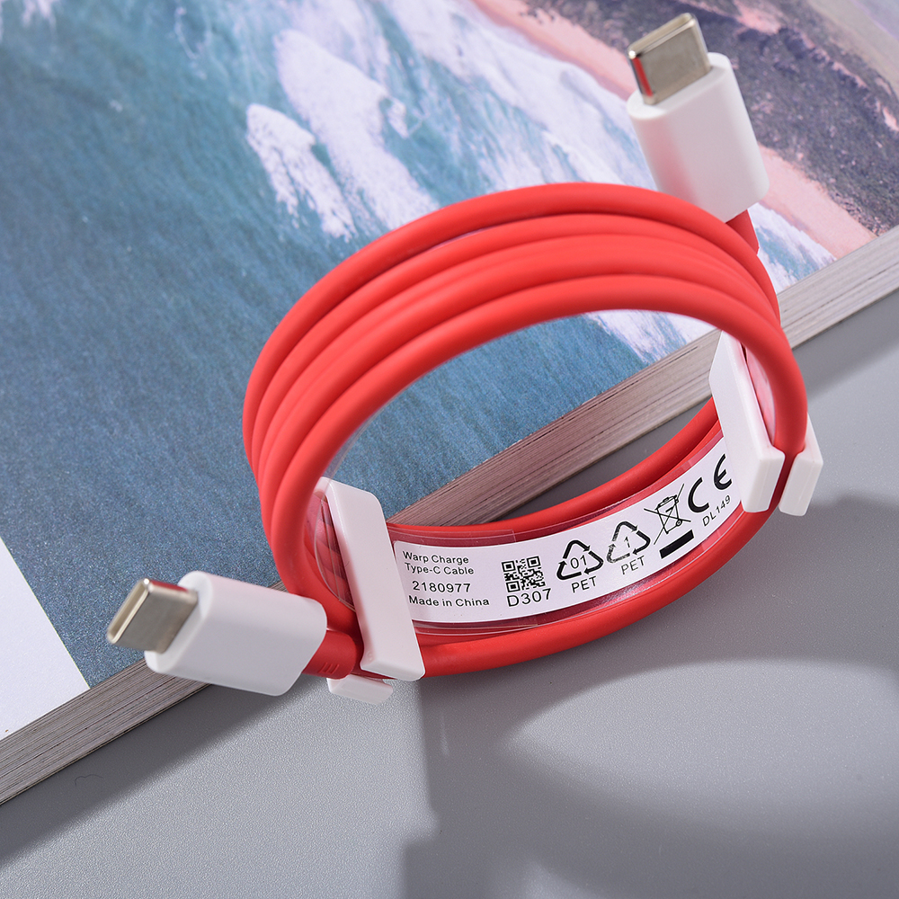Original Oneplus 9 Pro Fast Charger 65W Warp Charge Power Adapter 1M USB C To C Cable For Oneplus 9R Ace 10 9T 8T 8 Pro 8 7T Pro