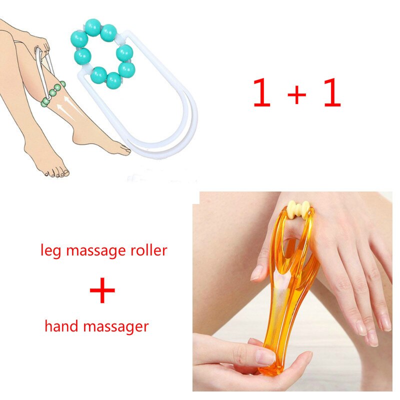 Roller Body Slimming Massager Foot Calf Magic Shapely Legs Relax for Women Tool Massage Body Leg Massager: leg and hand massage