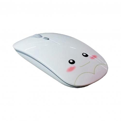 Portable 800/1200/1600 DPI Bluetooth 5.0 Wireless Cute Mouse Computer Accessory Mini Wireless Gaming Mouse Plug Play: Bluetooth White