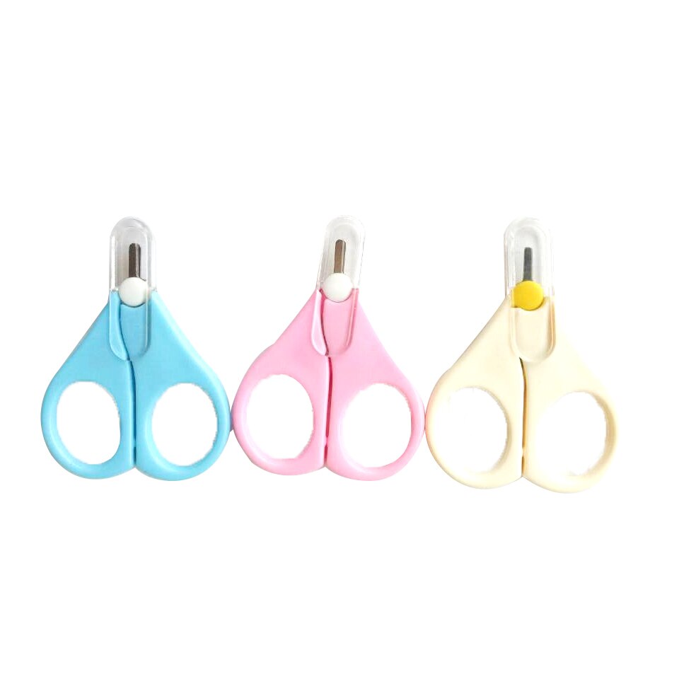 1pc nova segurança do bebê crianças manicure cortador de unhas clippers tesoura adorável mini clipper trimmer cuidados com as unhas do bebê cor aleatória