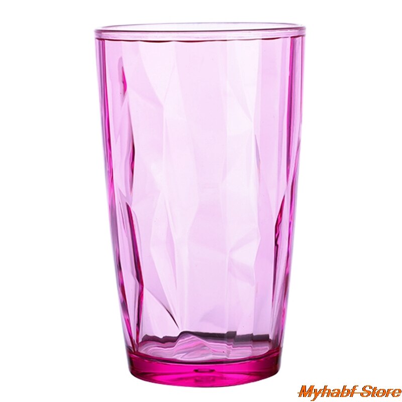 Gobelets en acrylique Transparent, 1 pièce, pour boire du thé, de l'eau, du jus de lait, verres à vin, Bar de cuisine, verres à boisson,: PK