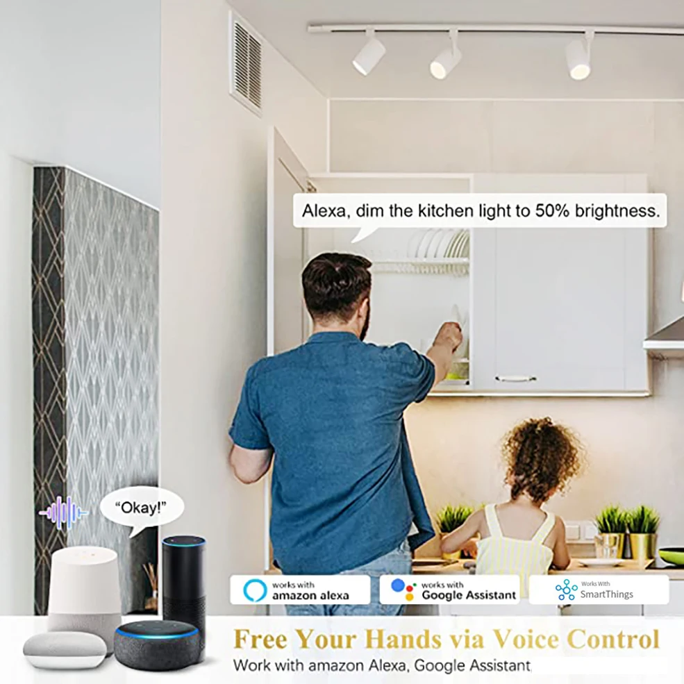 Inteligentne WiFi Zigbee żarówka LED GU10 możliwość przyciemniania RGBCW lampa Led dla aplikacji Ewelink Alexa Google Home Yandex Smartthings