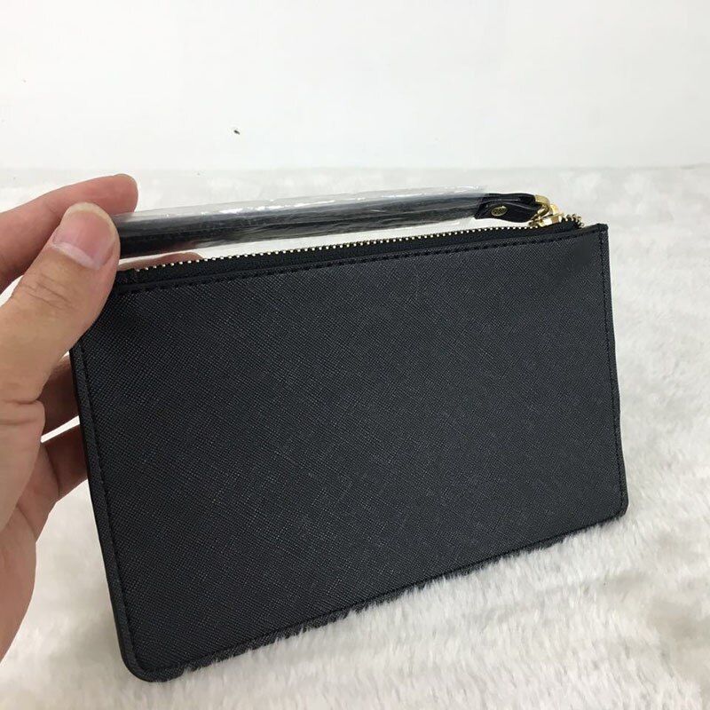 Shining men Wallet Business Card Holder bank cardholder Mini Credit Card Wallet Purse ID Card Holder Men Wallet Small Bus Card: black 2