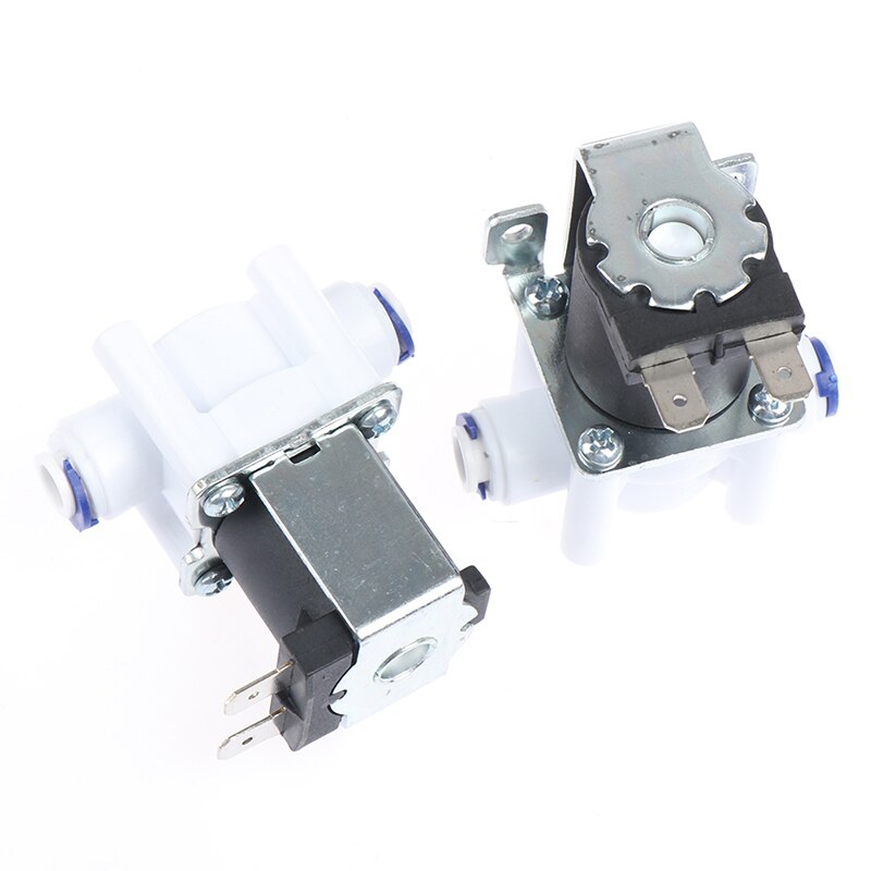 12V Solenoid Valve Normal Closed 1/4" Hose Pipe Quick Conntection RO Water