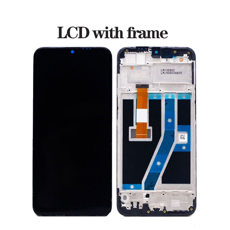 Voor Oppo A1K Lcd CPH1923 Realme C2 Display RMX1941 RMX1945 Lcd Touch Screen Digitizer Vergadering Display Voor Oppo A1K lcd: LCD with frame