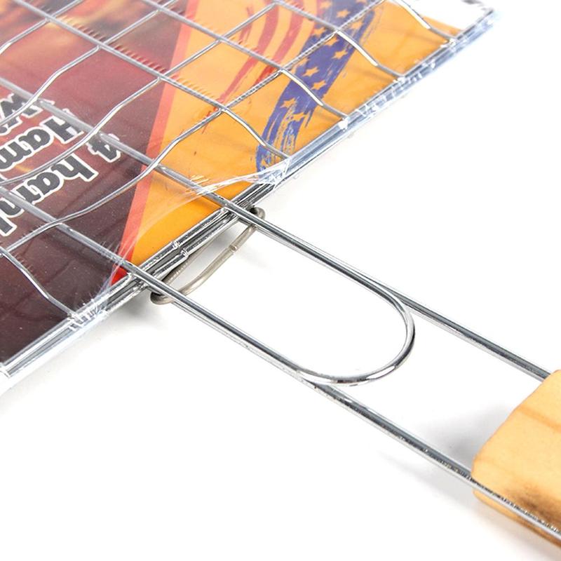 Grill trådnet bbq net klip kød fisk udendørs grill redskaber køkken tilbehør