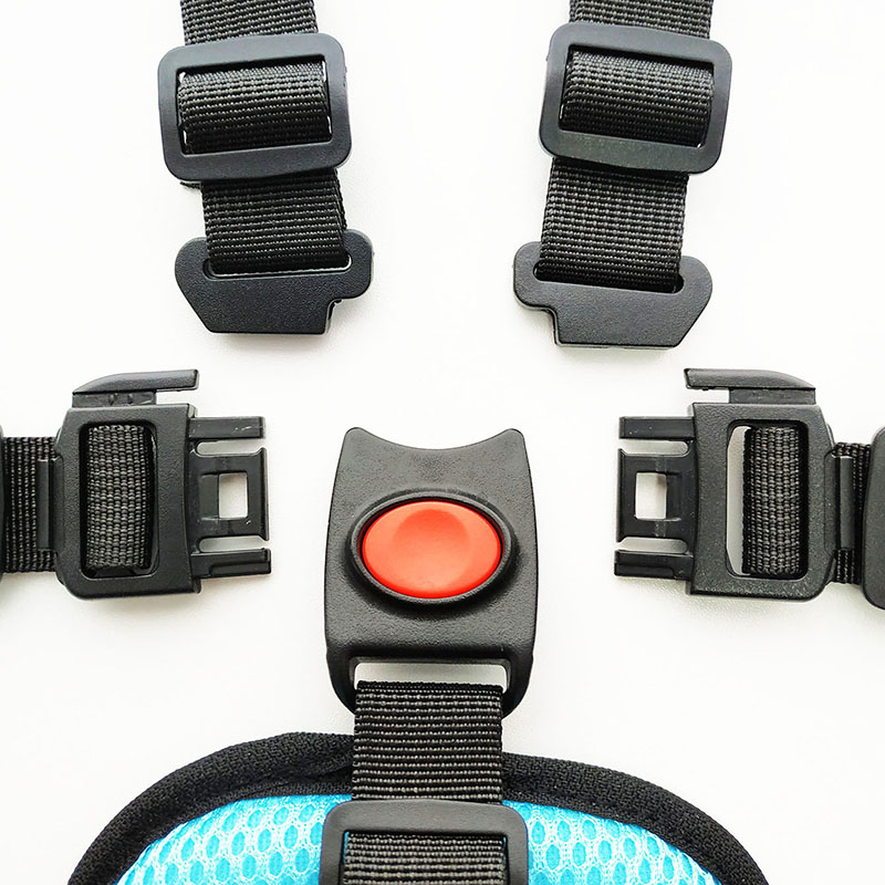 5-punts babyharnas universeel voor de meeste baby buggy kinderstoel veiligheidsgordel met kruis schouder taille pad babyaccessoires