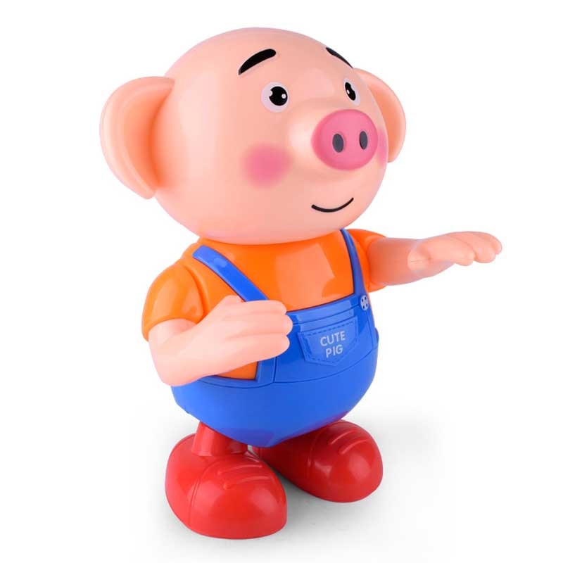 ¡Novedad de ! bonitos juguetes electrónicos para cerdos, mascotas para niños, música bailando, interesante de Año para niños,