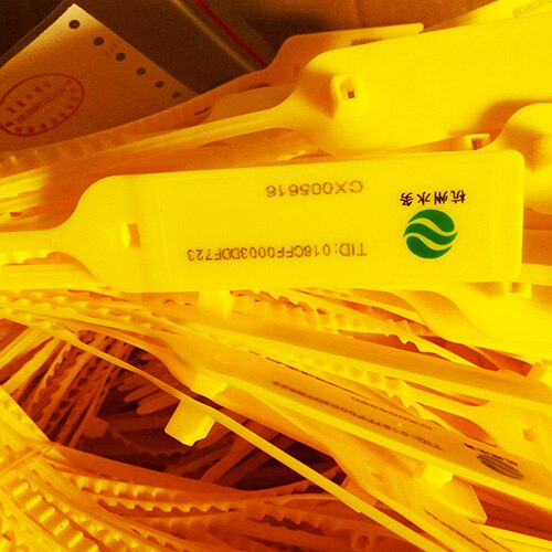 20 stk uhf kabelbinder elektronisk etiket rfid rf applikation 915m kabelbinder applikation etiket let træk spænde sabotage