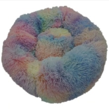 Lit en peluche Super doux pour & tapis pour chat los labradores grands perros maison d'oreiller Ronde
